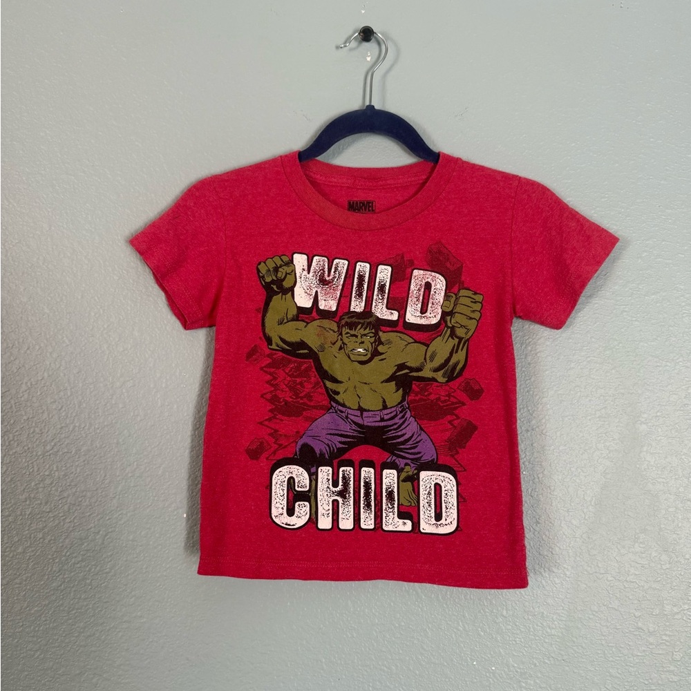 Marvel Kids Red Wild Child Hulk T-Shirt